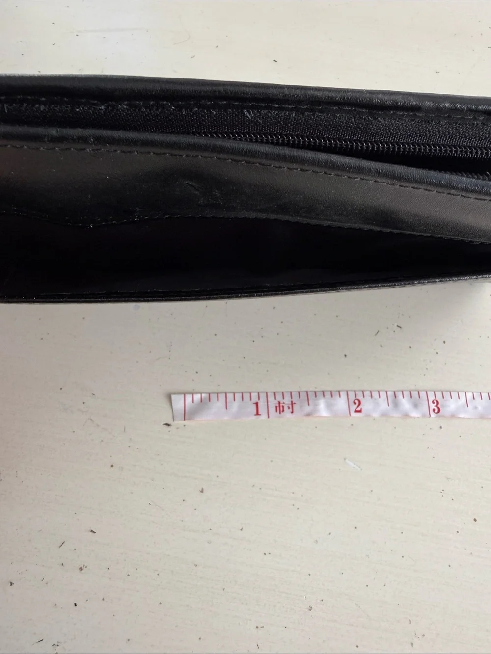 Leather Travel Wallet Organizer - Black